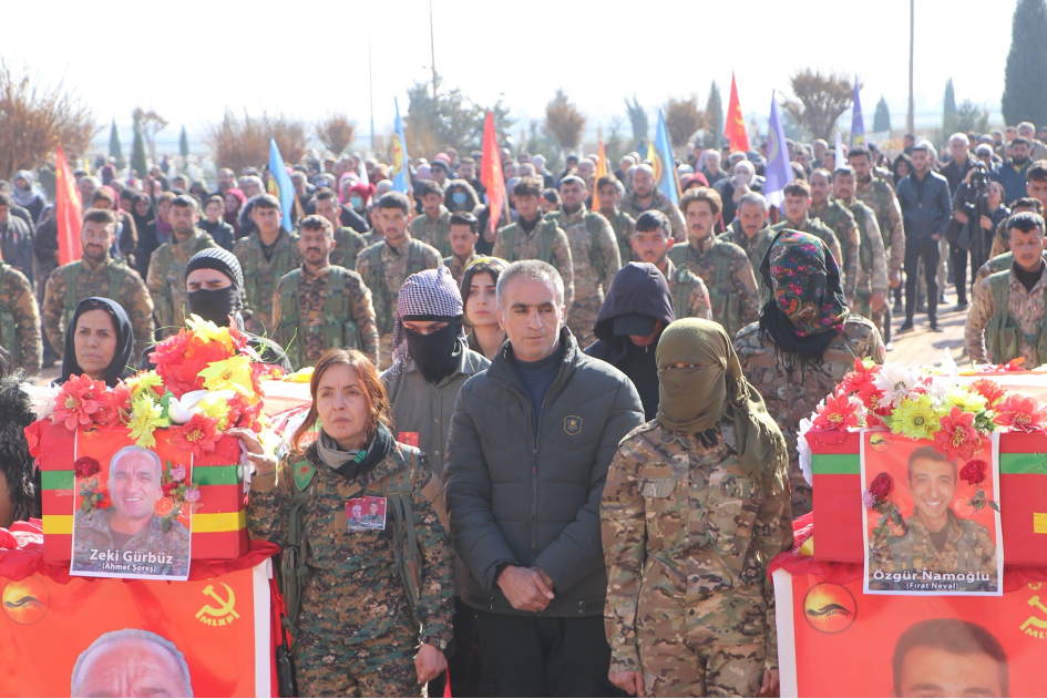 Zeki Gürbüz funeral ceremony YPG area – Syria